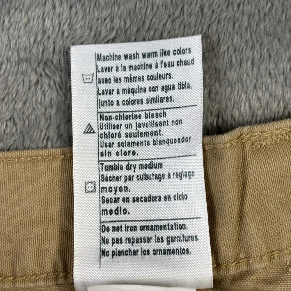 Carhartt Shorts Mens 42 Brown Y2K Canvas Carpenter Cargo Utility Workwear B147‎